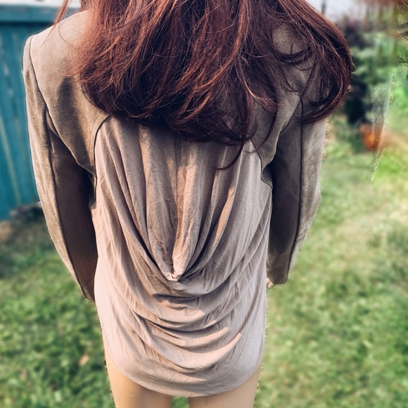 BGBG ‘Norton’ cropped faux-suede jacket - Picture 6 of 14